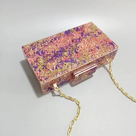 Acrylic Purse with chain