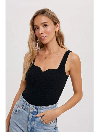 Lila Ribbed Tank