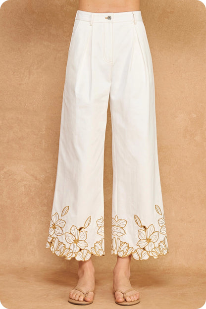 Aurelia Embroidered Pant