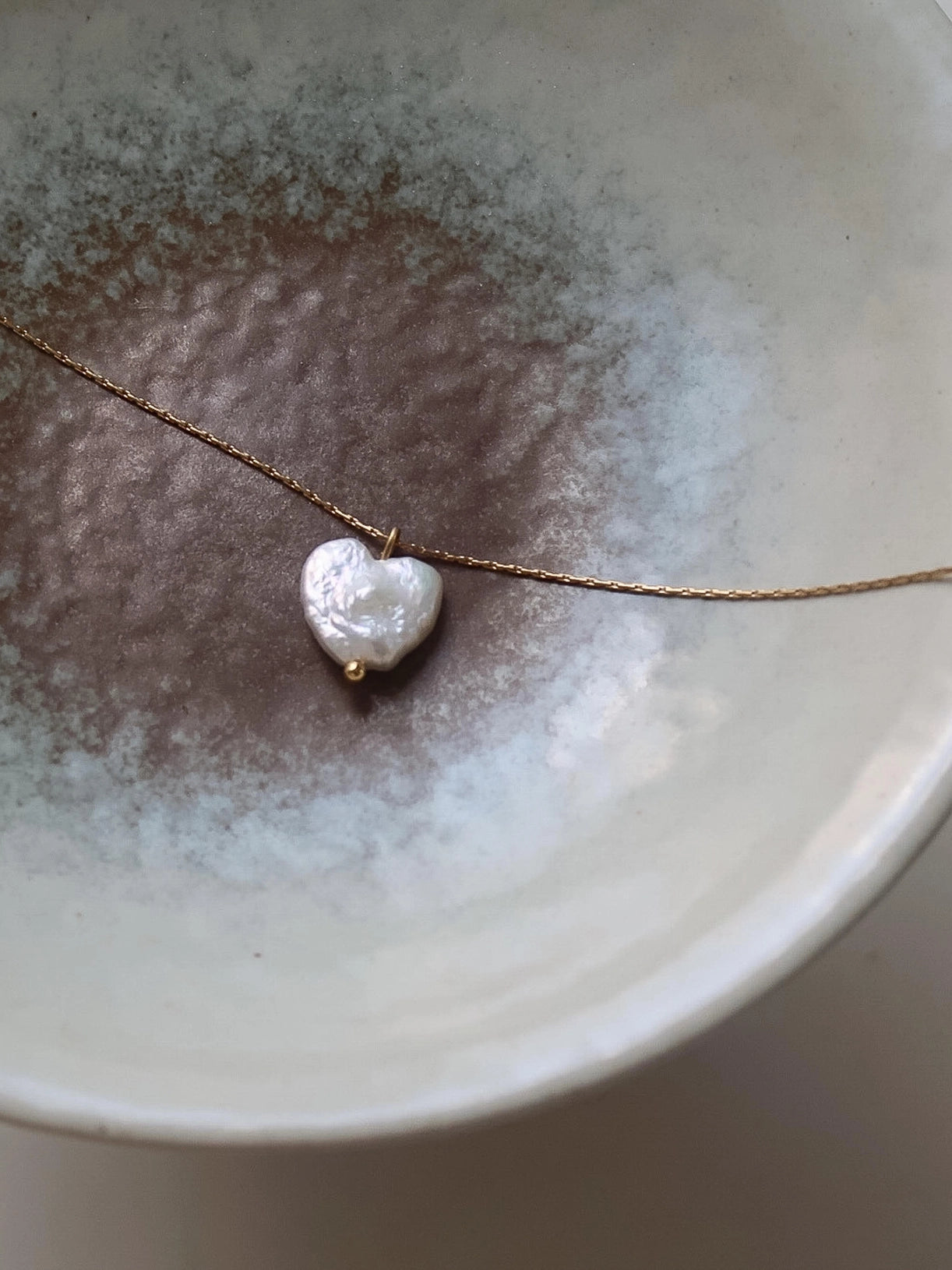 Pearl Heart Necklace