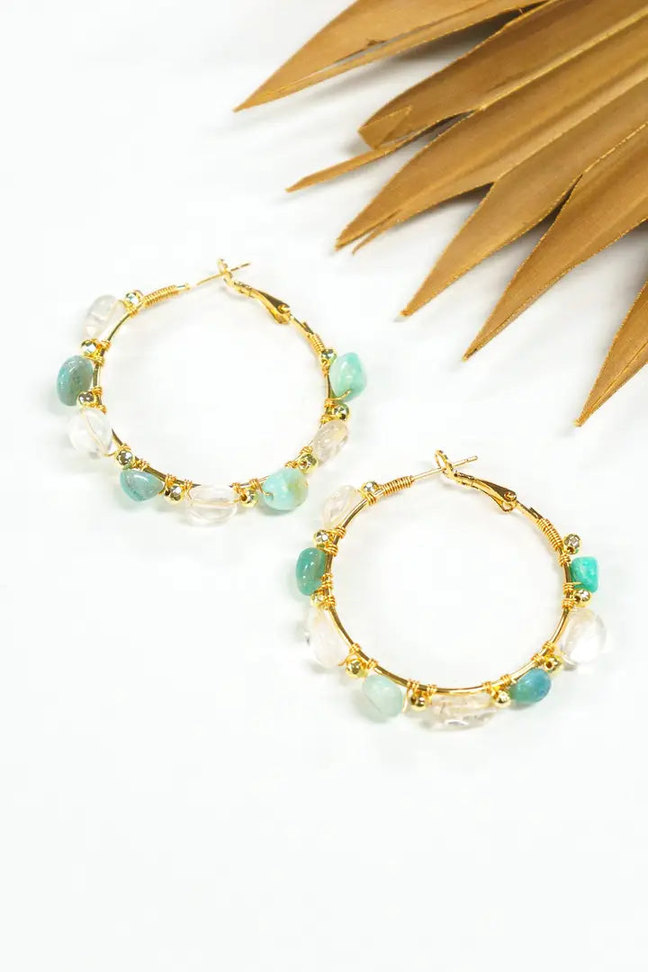 Pebbles Hoop Earrings