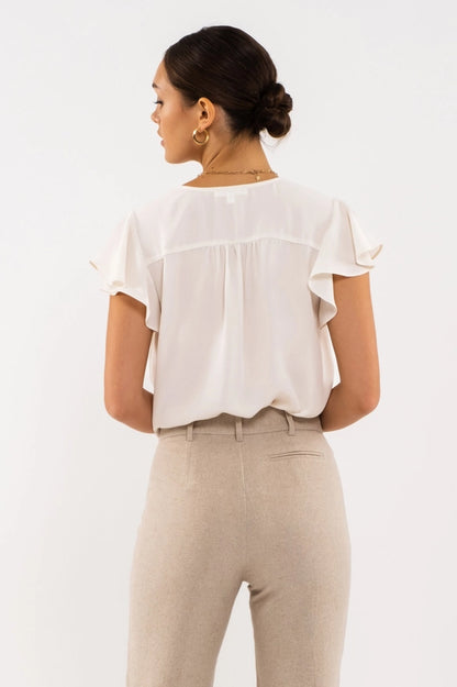 Gemma Flutter Blouse