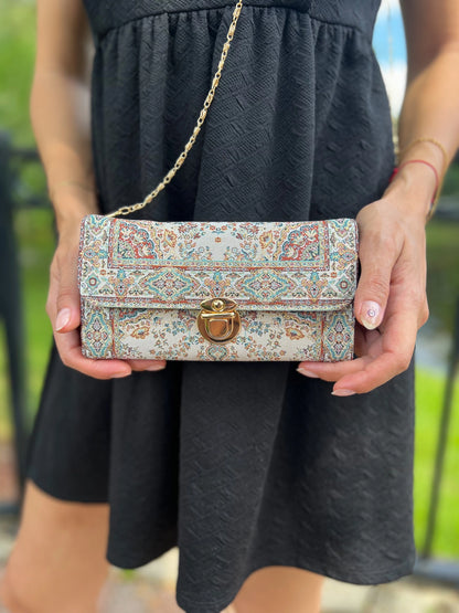Bohemian Print Crossbody Purse