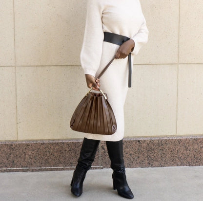 Carrie Shoulder Bag- Chocolate