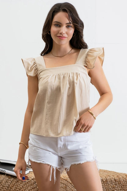 Sasha Flutter Blouse