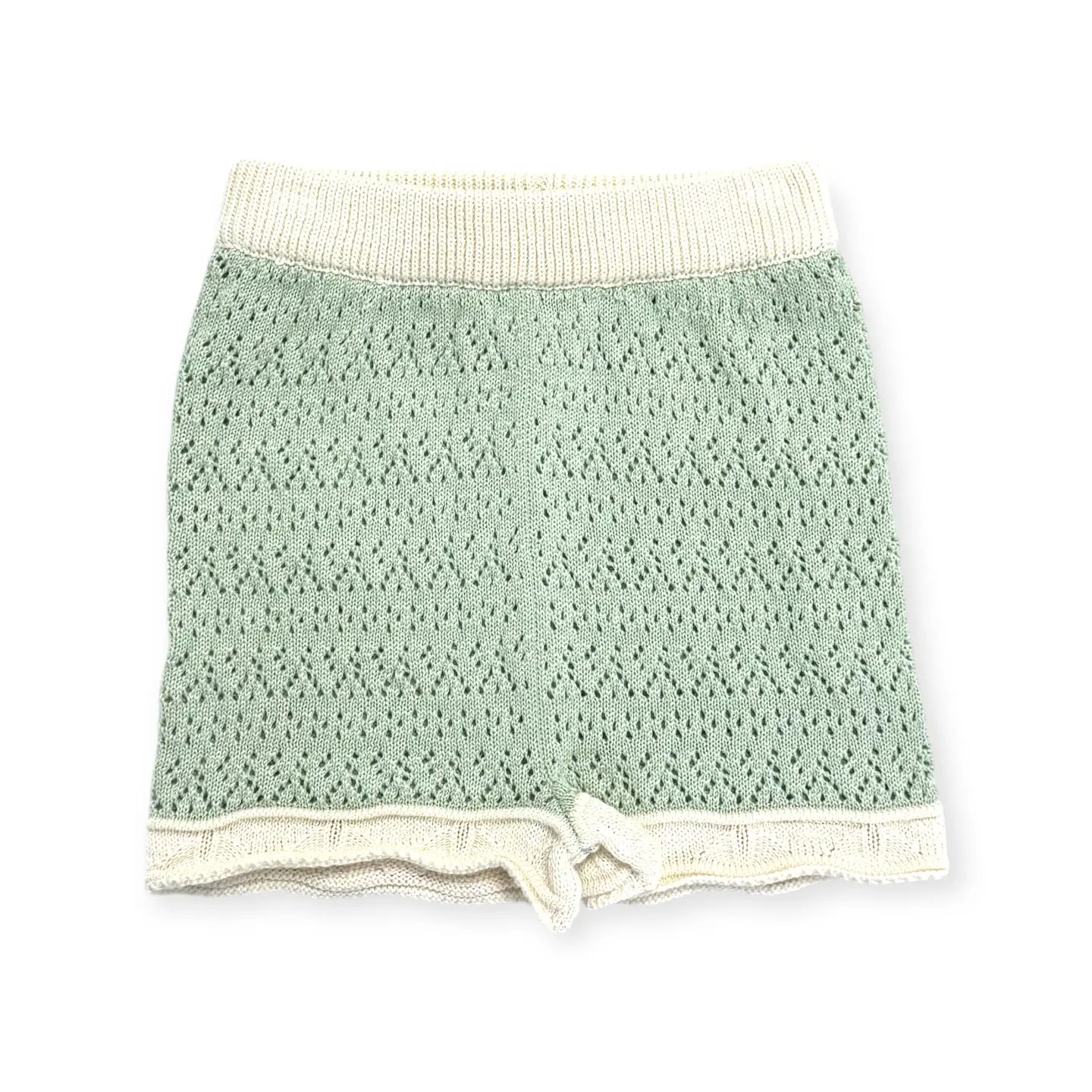 Sage Knit Shorts Set