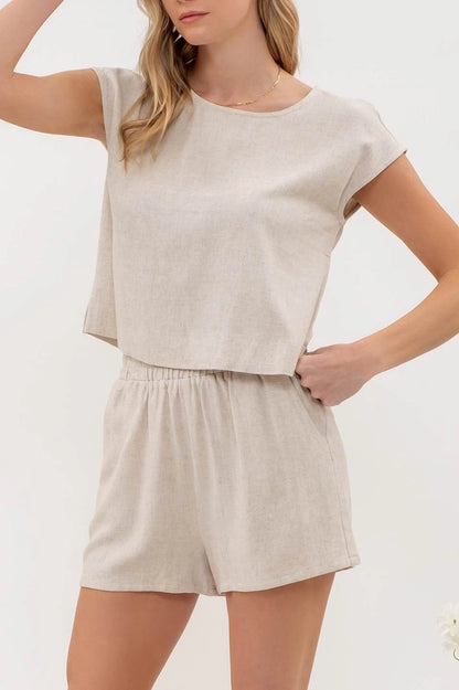 Casual Linen Tee