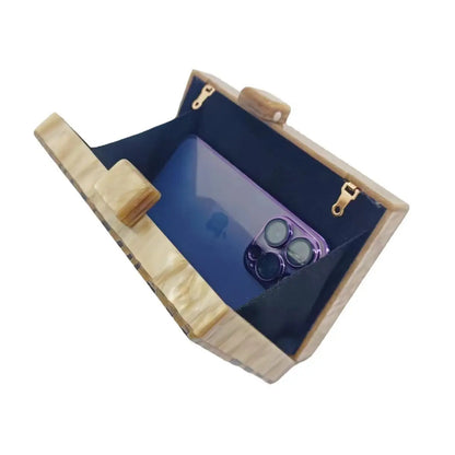 Acrylic Purse with chain