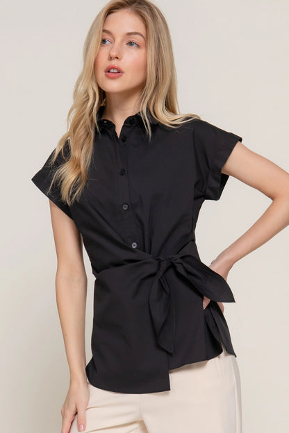 Knot Poplin Shirt