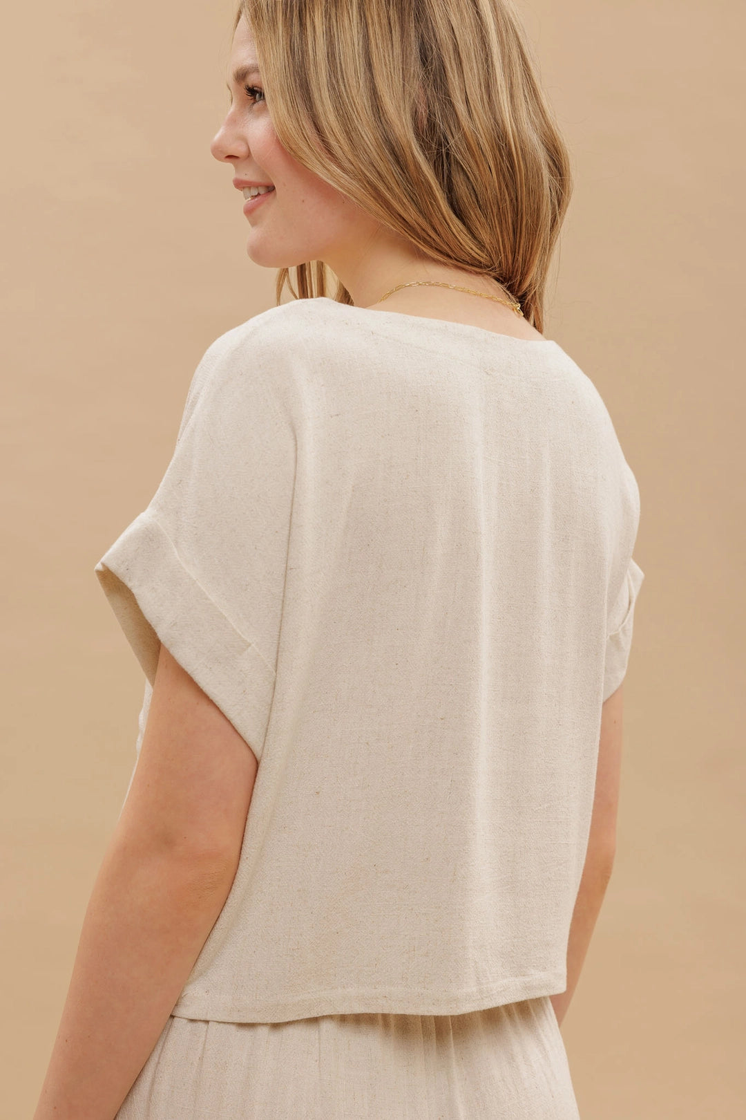 Zara Foldover Blouse