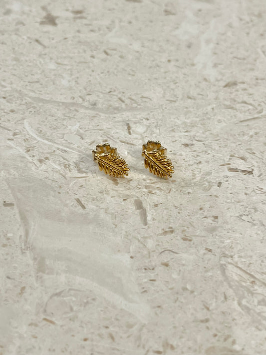 Palm Frond Studs