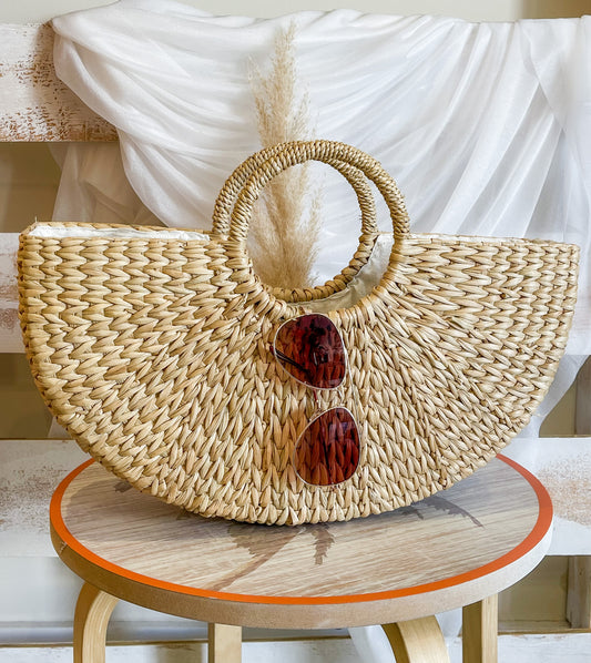 Caicos Straw Tote